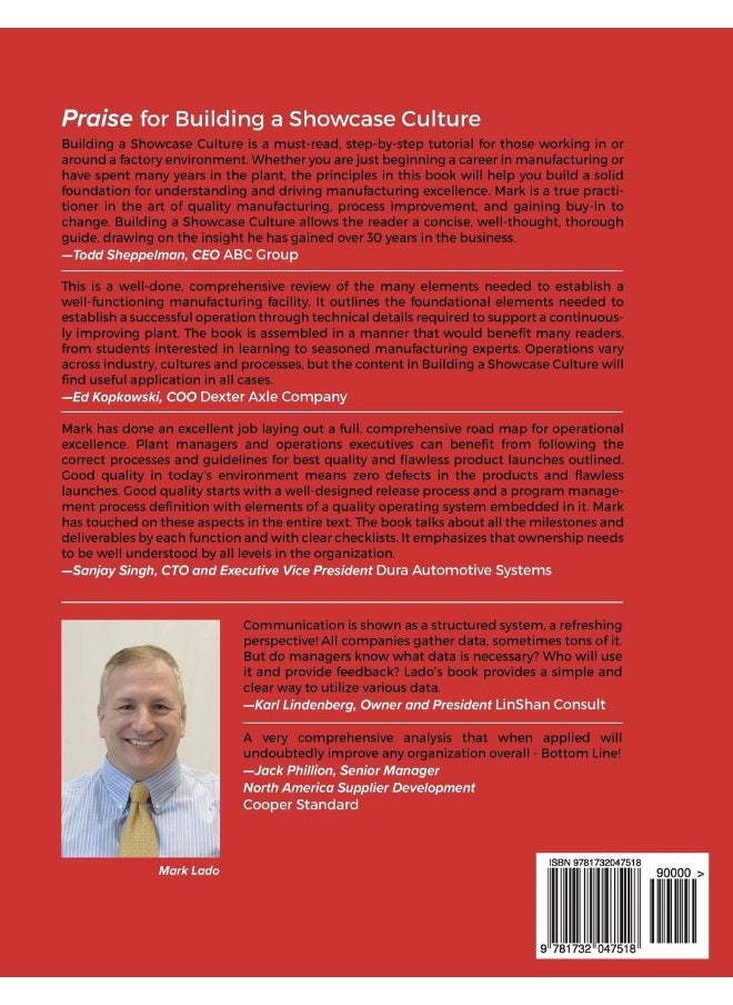 null - Building a Showcase Culture: Powerful and Practical Keys for Manufacturing - Image 1