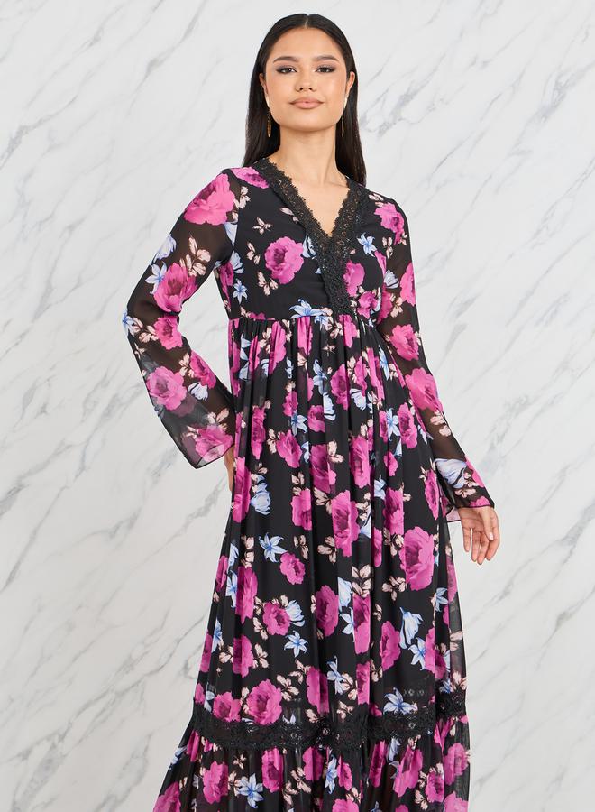 Styli Floral Print Dress  - Image 2