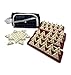 PRK 14 Triangular Dominoes Set 56 Acrylic Domino Tiles with Brass Spinners Triangle Dominoes Tabletop trionimos Domino Enjoy with Friends - Image 4