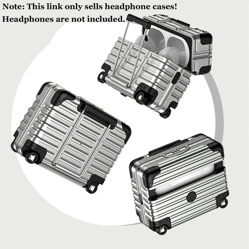 Creative Suitcase-Shaped Earbuds Case with Phone Stand, Compatible with AirPods 4 and AirPods Pro 3, Multifunctional Protective Cover - Image 2