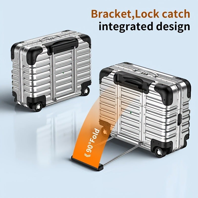 Creative Suitcase-Shaped Earbuds Case with Phone Stand, Compatible with AirPods 4 and AirPods Pro 3, Multifunctional Protective Cover - Image 4