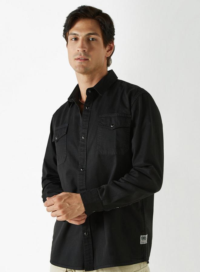 Ecko Unltd. Ecko Unltd Solid Shirt with Pockets - Image 1