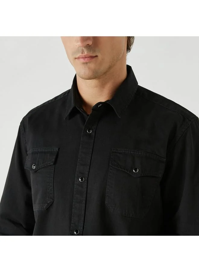 Ecko Unltd. Ecko Unltd Solid Shirt with Pockets