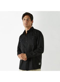 Ecko Unltd. Ecko Unltd Solid Shirt with Long Sleeves and Pockets  - Image 1