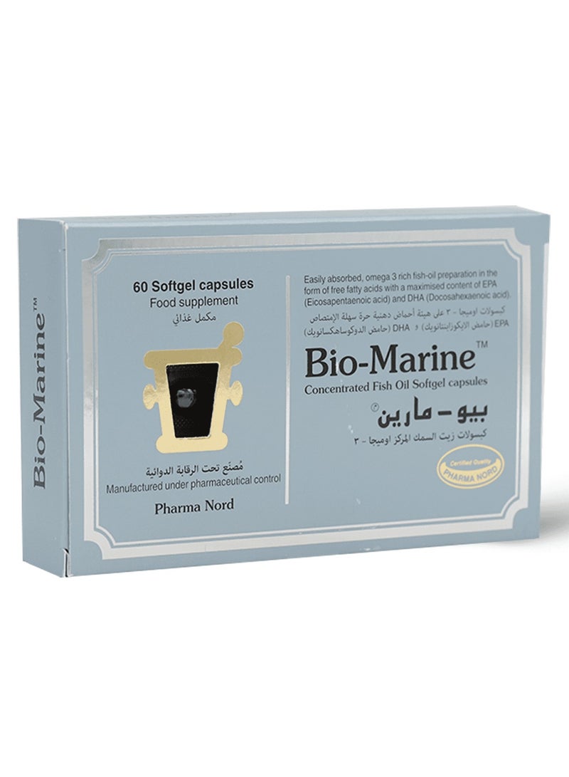 Bio Marin Omega 3 Fish Oil 60 Softgels