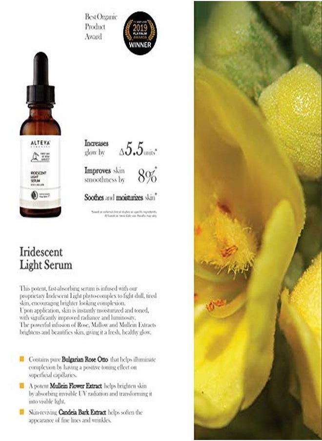 Alteya Organics سيروم ضوء قزحي معتمد عضوي من ألتييا مع الورد و المولين 1 أونصة  - Image 3