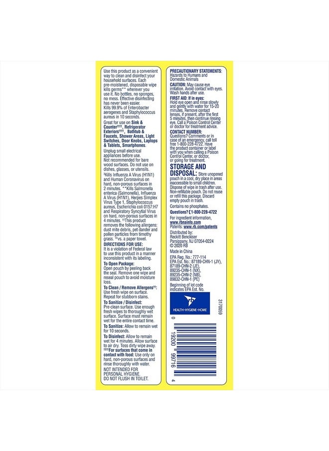 LYSOL Disinfecting Wipes - Lemon & Lime Blossom Flatpack 80 ct. (Pack of 1) - pzsku/Z55AF12C9156C6F6D5A40Z/45/_/1717009551/00ca2562-d3a4-4da0-a98b-998dc23b1d71