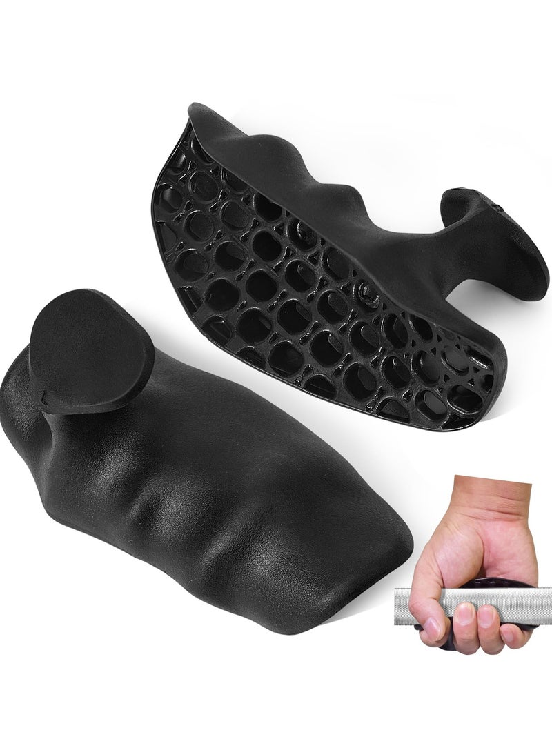 Cuken Rubber Gym Grips Fingerless Workout Gym Gloves, Workout Grips for Men Women Crosstraining Palm Grips Hand Protection, Weight Lifting Grips Bodybuilding Gymnastics Hand Grips for Deadlifts - Image 2