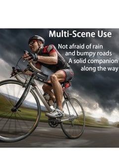 Dorkis Bike Front Frame Bag, Bicycle Handlebar Bag Waterproof, Waterproof Bicycle Phone Mount Top Tube Front Storage Case Bicycle Phone Holder Bag  - Image 5