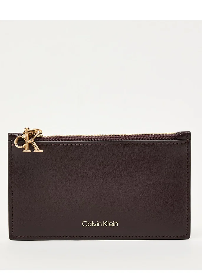 Leather Zip Card Holder