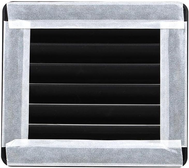 Universal RV Louver Vent Hood Exhaust Vent .5'' x 5'' (Black) - Image 3