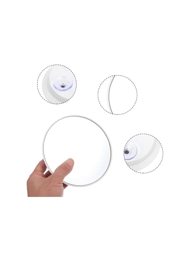 The Bros Suction Cup Vanity Mirror - 10x Magnifying Makeup Mirror for Bathroom - Cosmetic Mirror with Suction Cup  - Image 2