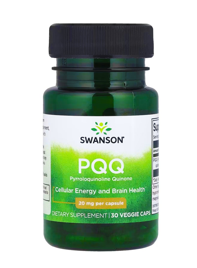 PQQ 20 mg 30 Veggie Caps