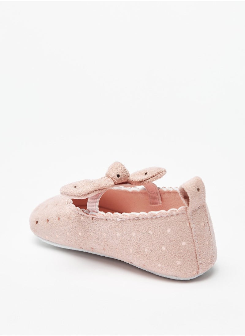 Flora Bella By Shoexpress - Girls Embellished Booties With Bow Detail And Elasticized Strap By Shoexpress - Image 1