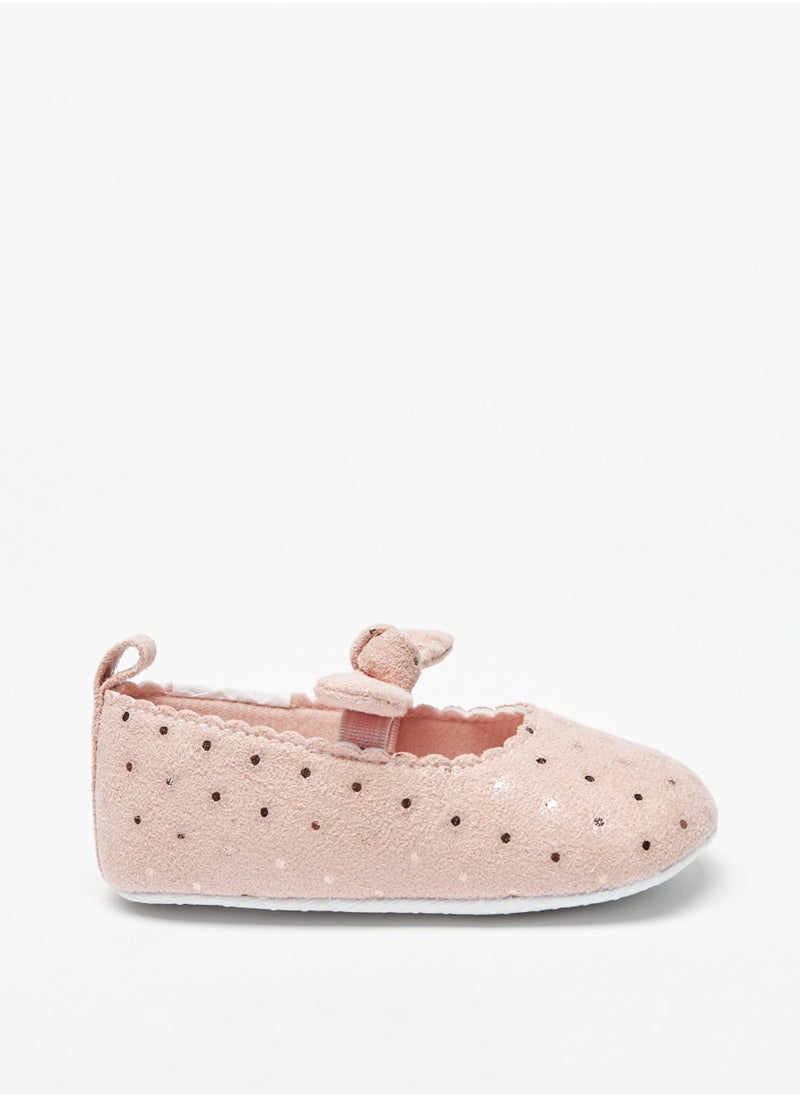 Flora Bella By Shoexpress - Girls Embellished Booties With Bow Detail And Elasticized Strap By Shoexpress - Image 1