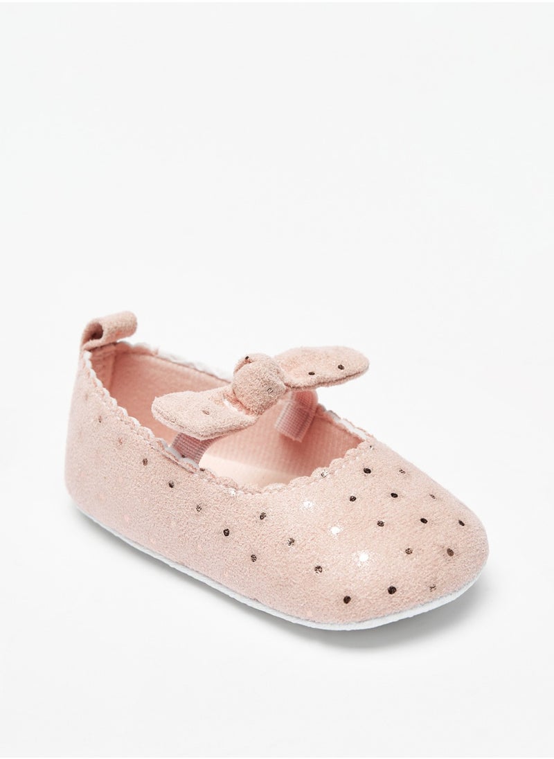 Flora Bella By Shoexpress - Girls Embellished Booties With Bow Detail And Elasticized Strap By Shoexpress - Image 1