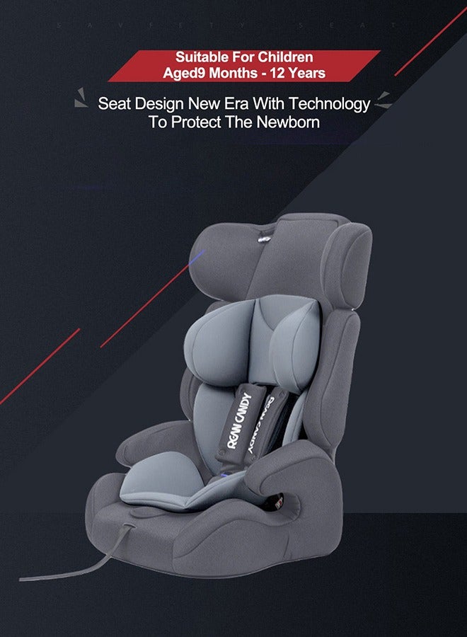 MaBaby Child Safety Portable Folding Baby Car Seat With Heightening Pad From 9 Months To 12 Years - Image 4