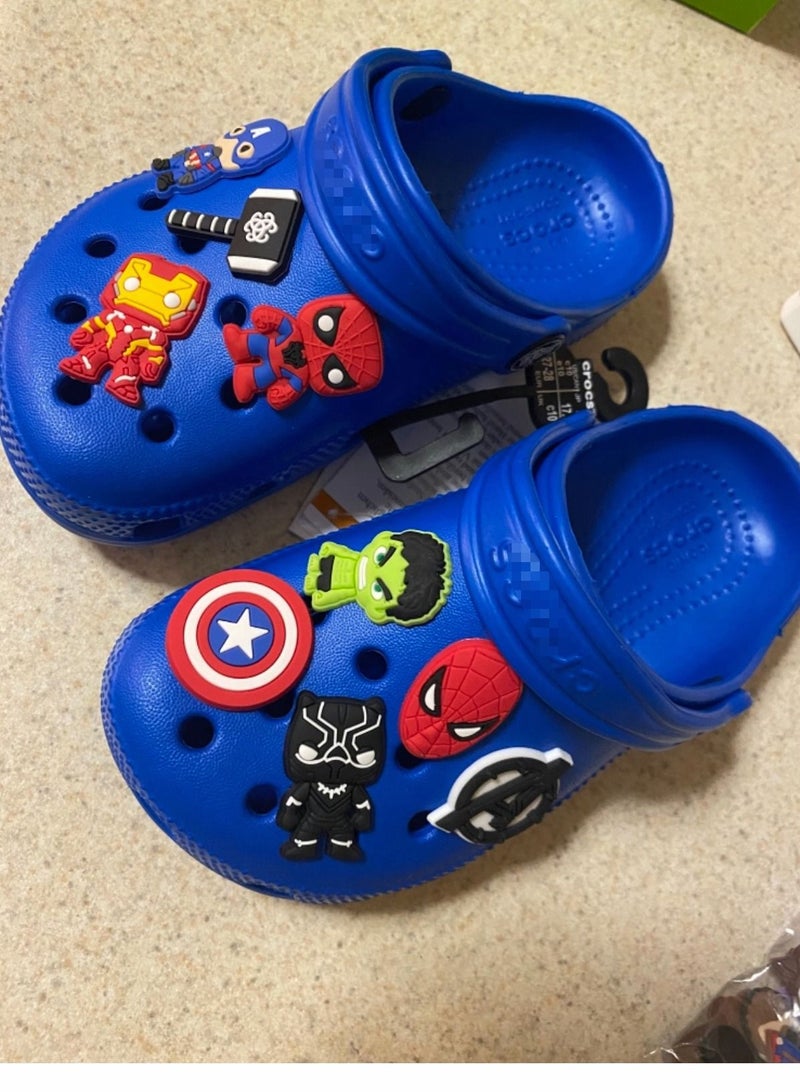 Shoe Decorations Charm, Anime Superhero Croc Accessories, Wristband Bracelet Girls Boys Party Favors Birthday Gifts, Nurse Shoes Decorations for Adults Women Men, 30 PCS - Image 2