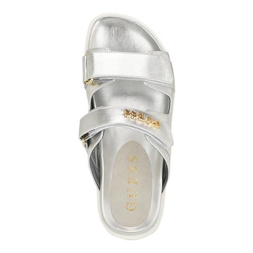 Guess Women's FABULON Sandal, Silver 040, 8.5 - Image 5