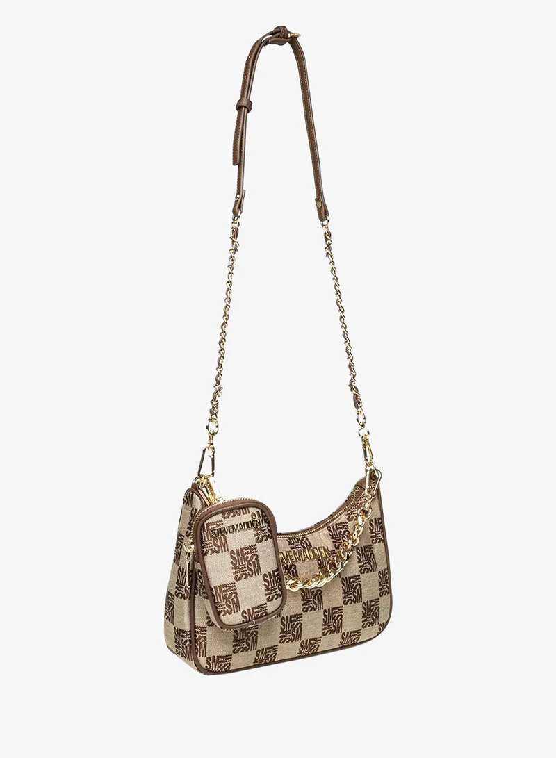 Steve Madden BROWN Bvital-8 Shoulder Bag With Pouch for Women | Best Price UAE