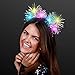 FlashingBlinkyLights Light Up Tinsel Kitty Cat Ear Headband with Color Change LED Lights - Image 3