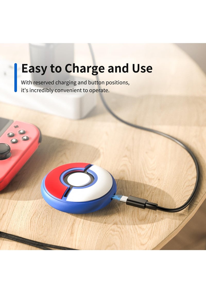 KASTWAVE Protective Case for Pokémon GO Plus +, Water-proof Silicone Protective Case with Excellent Tactile Sensation, Protective Hard Case with Hand Strap, TPU Shockproof Protective Cover Case - Image 3