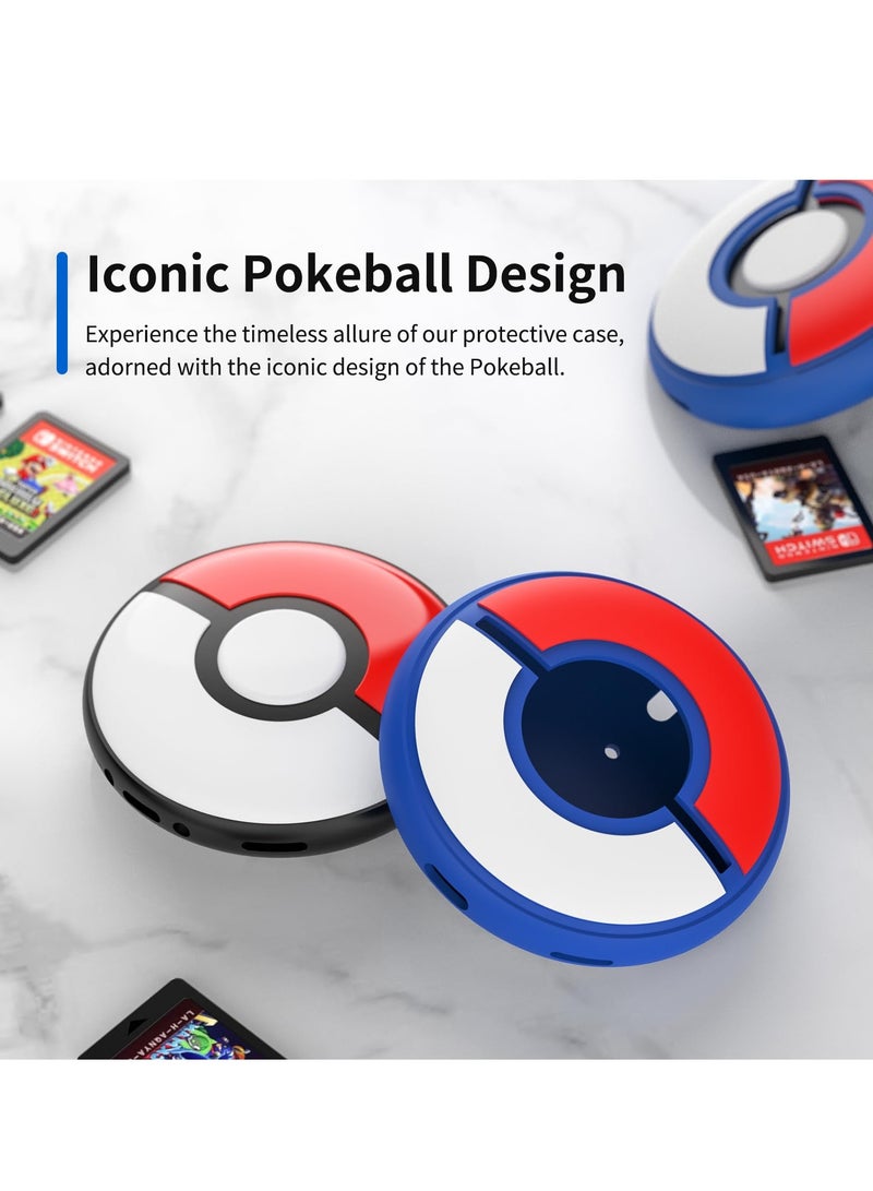 KASTWAVE Protective Case for Pokémon GO Plus +, Water-proof Silicone Protective Case with Excellent Tactile Sensation, Protective Hard Case with Hand Strap, TPU Shockproof Protective Cover Case - Image 4