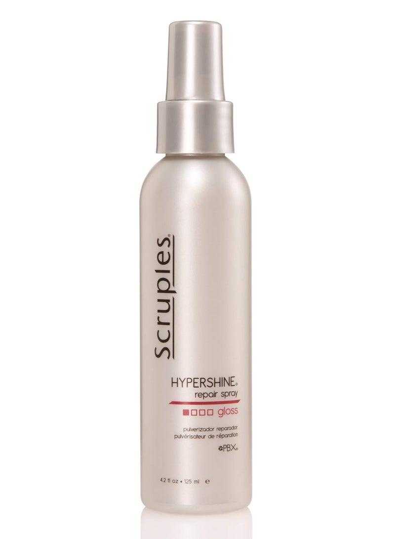 Scruples Hypershine Repair Spray - Reparative Hair Gloss + Finishing Mist Infused With Argan Oil - Humidity Resistant + Smoothing Shine For All Hair Types (4.2 oz)