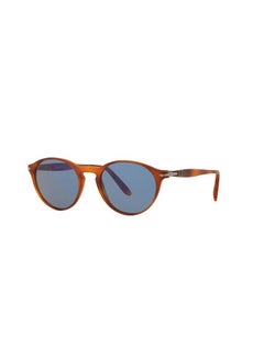 Persol Po3092sm Steve McQueen Round Sunglasses, Terra Di Siena/Light Blue, 52 mm  - Image 2