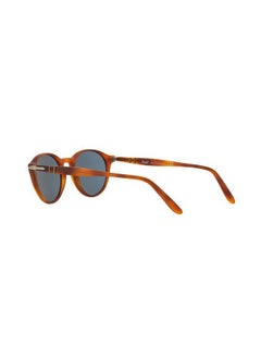 Persol Po3092sm Steve McQueen Round Sunglasses, Terra Di Siena/Light Blue, 52 mm  - Image 5