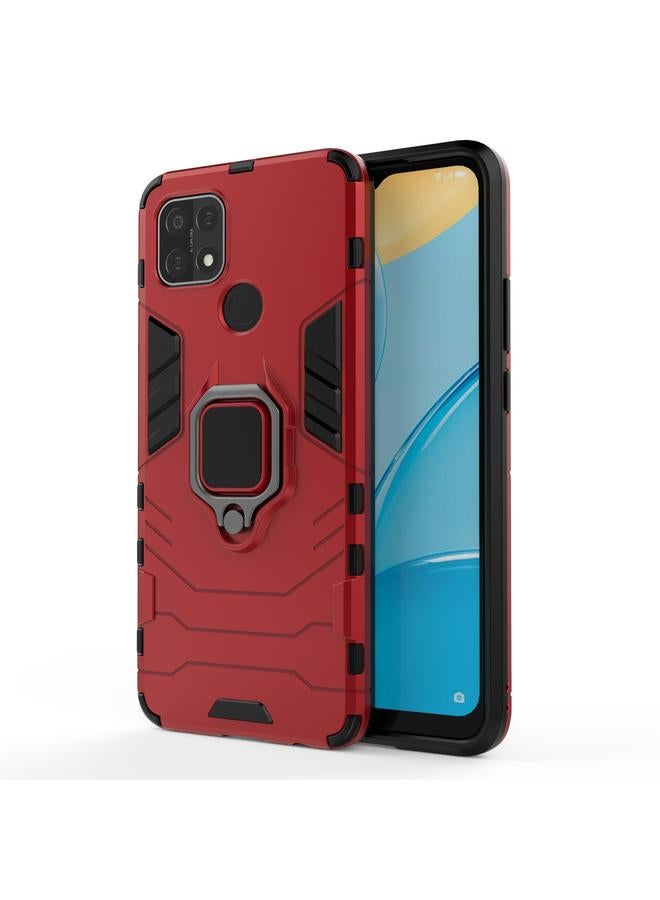 S-TOP Case For OPPO A15 PC + TPU Shockproof Protective Case with Magnetic Ring Holder - Image 1