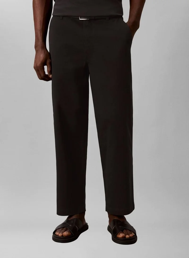 Calvin Klein Jeans 90s Loose Cropped Chino Trousers