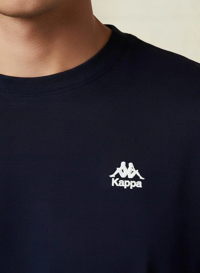 Kappa BLUE Kappa Men Logo Print T shirt for Men | Best Price UAE