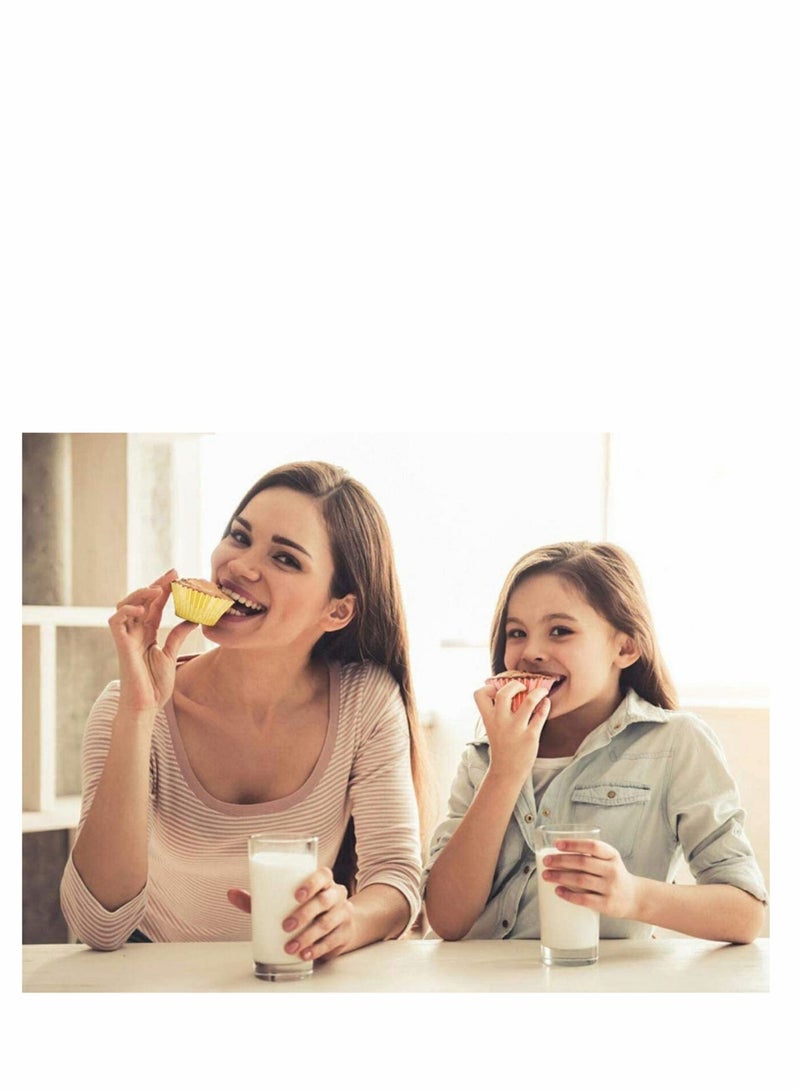 أكواب كعك مغطاة بالألمنيوم - علب كب كيك معدنية - كأس خبز باللون الذهبي والفضي والوردي - لحفلات الزفاف، أعياد الميلاد، حفلات استقبال الأطفال، عبوة تحتوي على 300 قطعة - Image 3