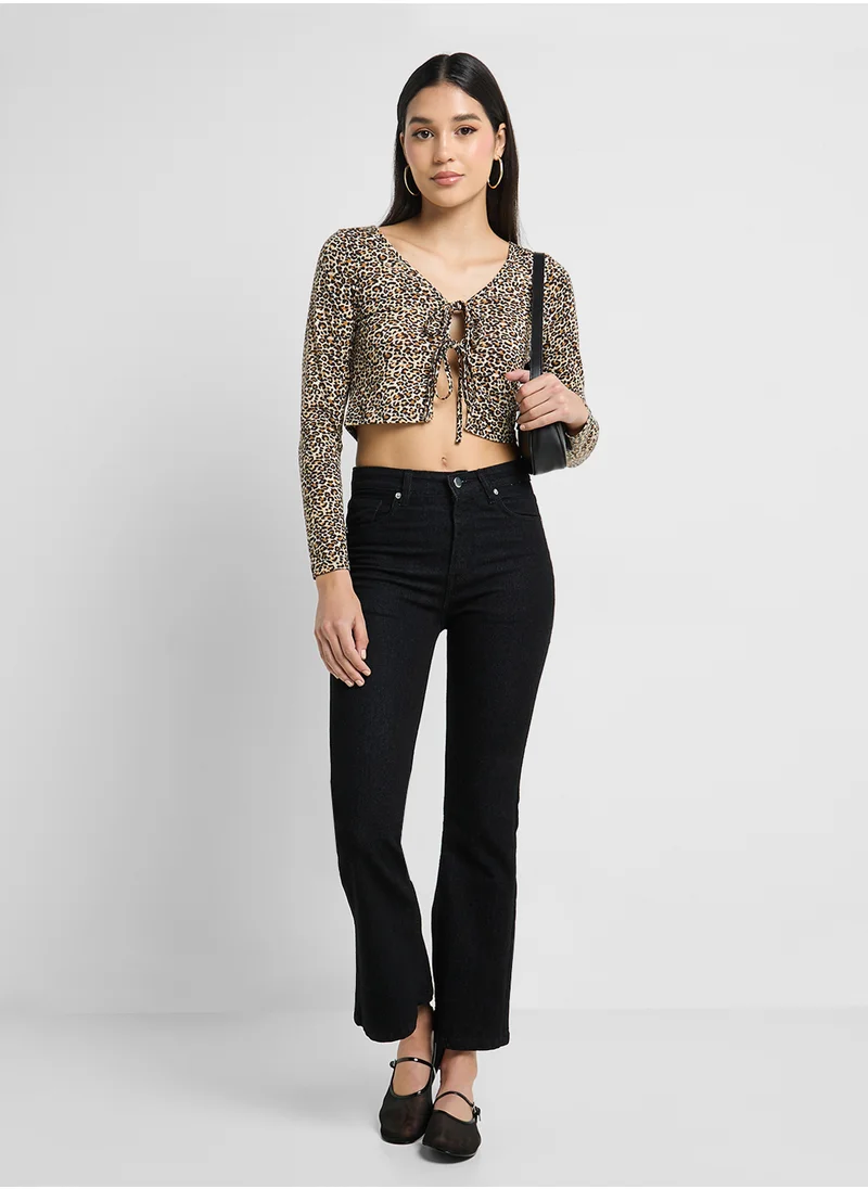 Ginger High Waist Flared Jeans