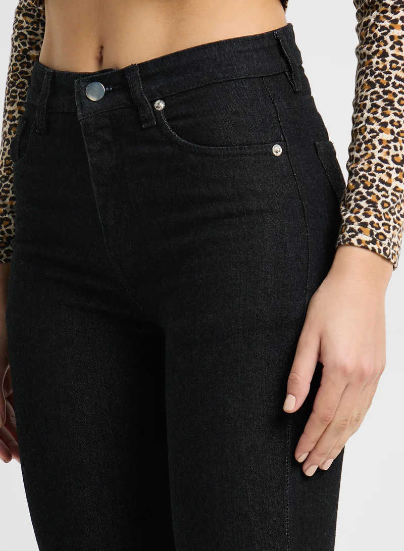 Ginger High Waist Flared Jeans