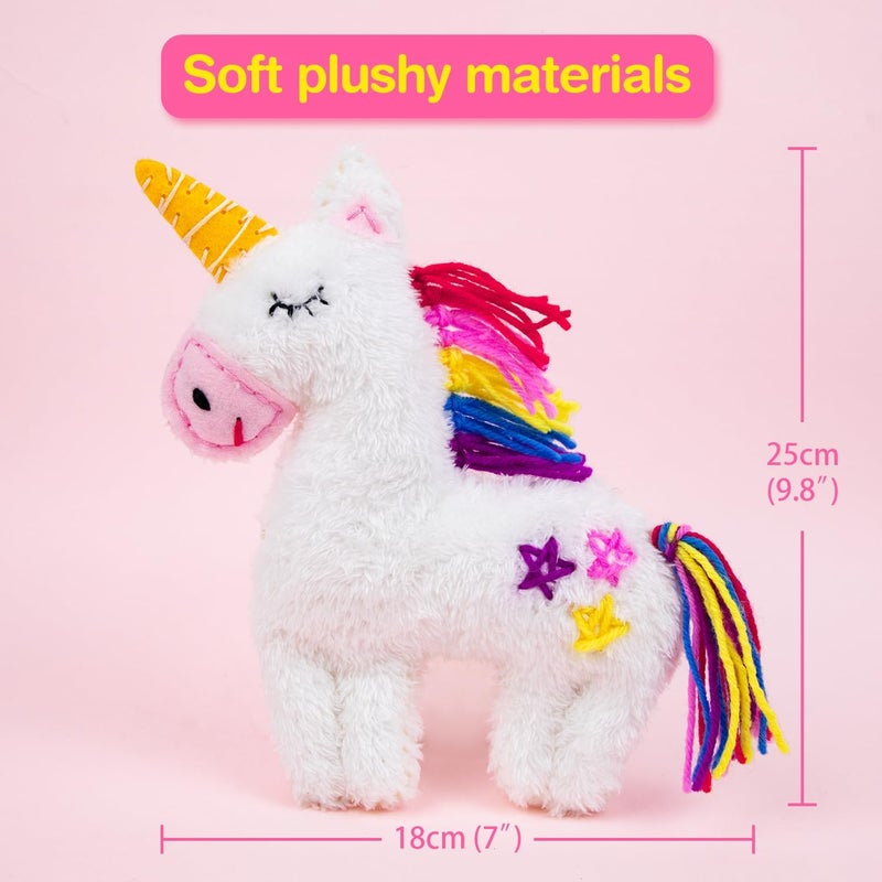 Avenir My First Sewing Kit for Beginners Ages 6+ Premium Plush DIY Animal Craft Set Child-Safe Tools for Easy Stitching, Motor Skills & Creativity Perfect Skill-Building Gift for Boys & Girls - Image 4