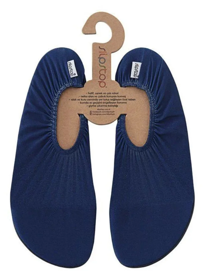 Slipstop Adult Non Slip Water and Beach Shoes Lightweight Quick Dry Swim Ready Footwear UPF 50 Plus Sun Protection Navy Blue