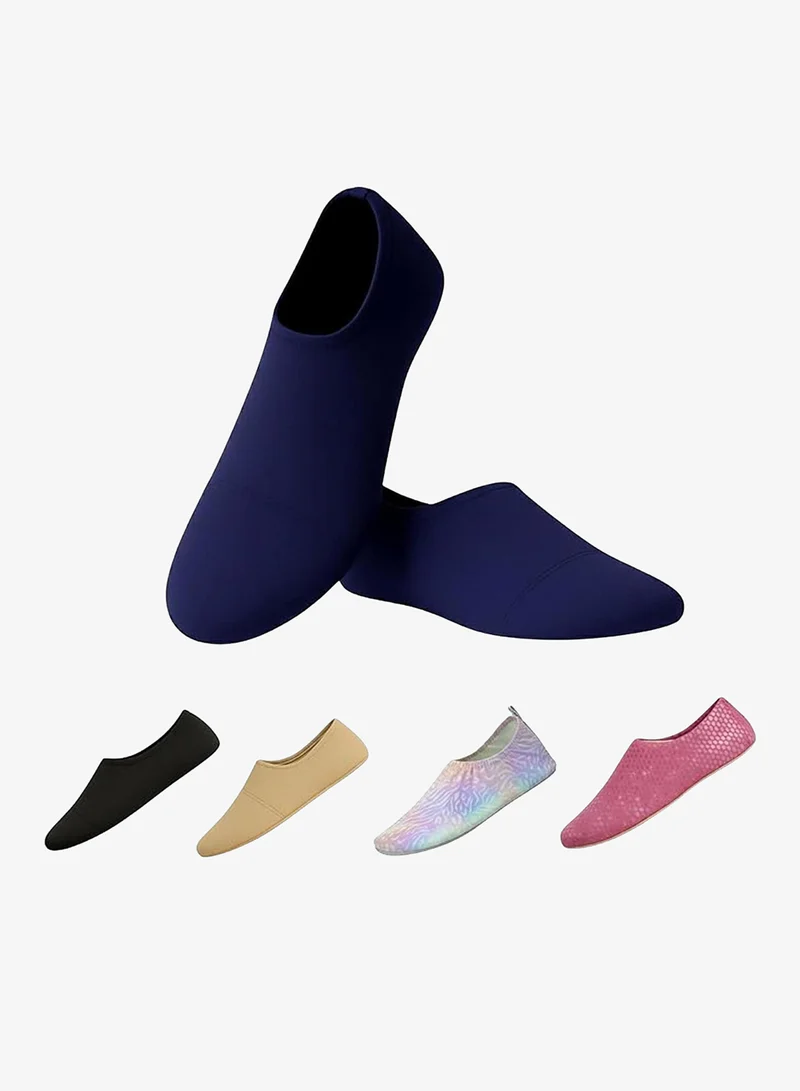 سليبستوب أحذية شاطئ مانعة للانزلاق للكبار، خفيفة الوزن، سريعة الجفاف، مقاومة للماء، حماية من الشمس   بلس، أزرق داكن