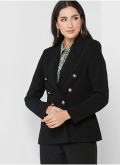 Button Detail Blazer