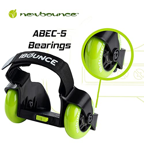 New Bounce New-Bounce Heel Wheel Skates - Jet Wheelies for Shoes - Adjustable Roller Heel Skates for Kids - One Size Fits Most - Image 4