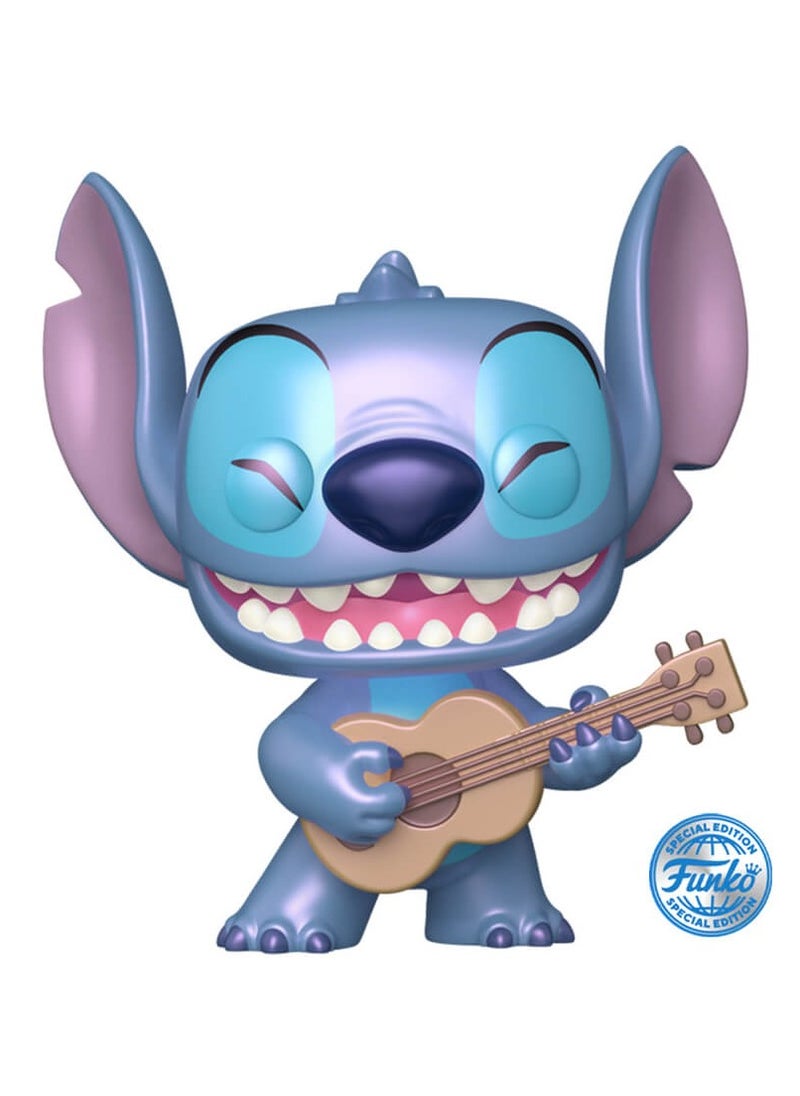 Funko Funko Pop! Cartoon Animation: Disney - Lilo & Stitch - Stitch with Ukulele (Exclusive) #1044  - Image 1