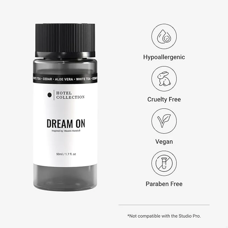 هوتيل كوليكشن Dream On Fragrance Oil Blend - Hotel Inspired for Luxury Essential Oil Diffusers - Aromatherapy Scent Diffuser Oil - White Tea, Cedar, and Aloe Vera- 50 mL, 1.7 fl oz