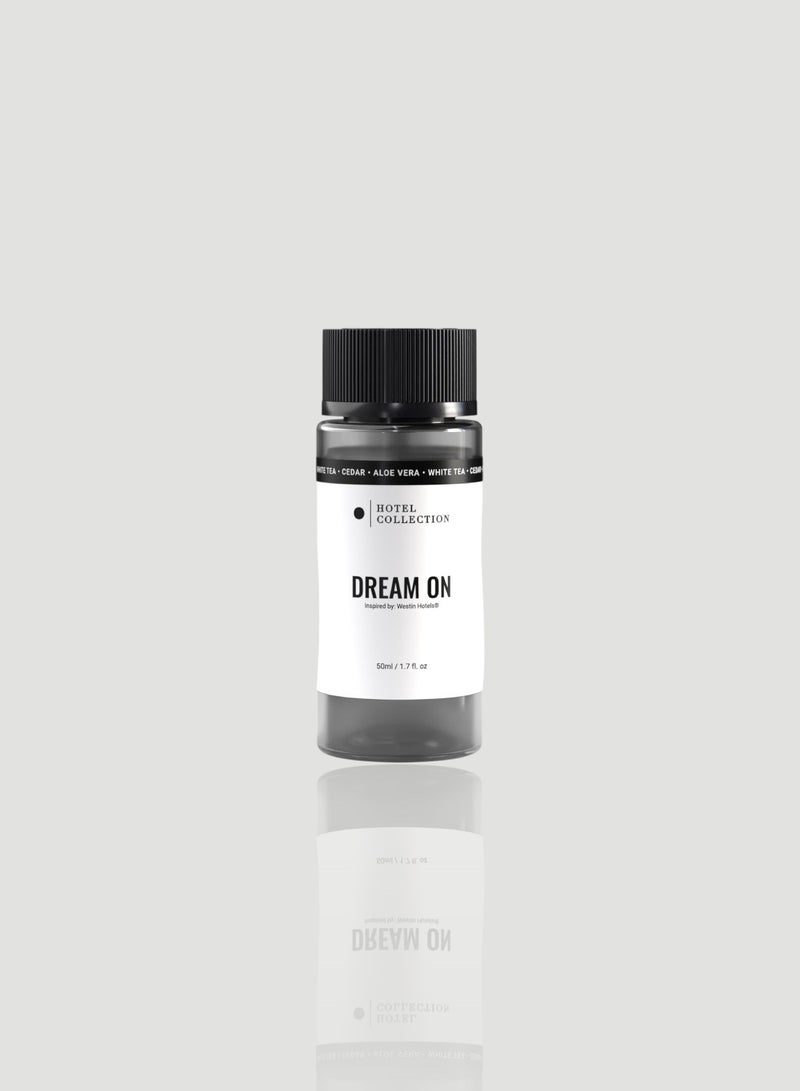 Hotel Collection Dream On Fragrance Oil Blend - Hotel Inspired for Luxury Essential Oil Diffusers - Aromatherapy Scent Diffuser Oil - White Tea, Cedar, and Aloe Vera- 50 mL, 1.7 fl oz - Image 1