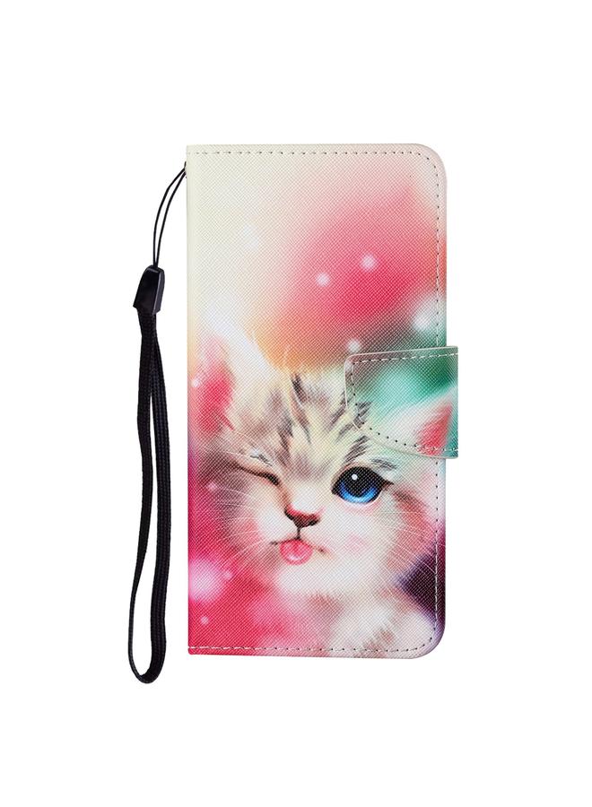 S-TOP Case For Huawei P30 Colored Drawing Pattern Horizontal Flip Leather Case with Holder & Card Slots & Wallet & Lanyard - Image 2