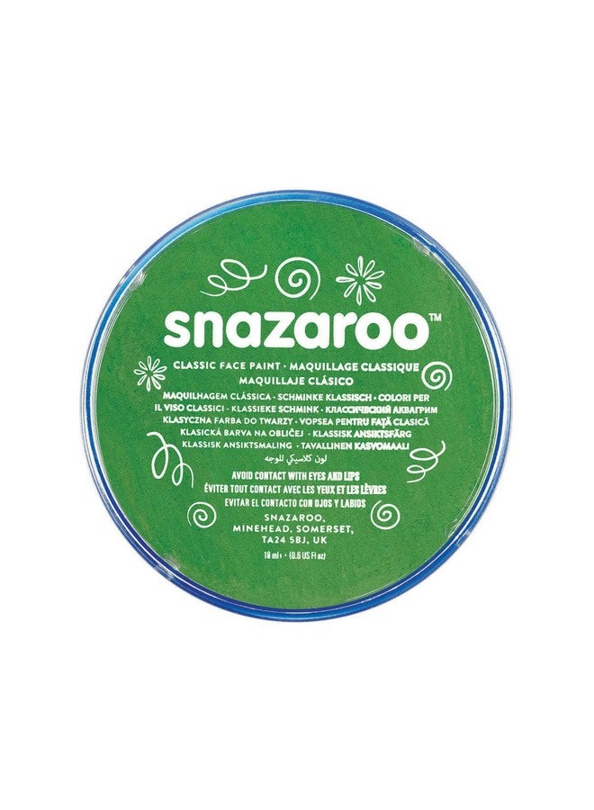 Snazaroo Classic Face and Body Paint, 18.8g (0.66-oz) Pot, Grass Green - Image 3