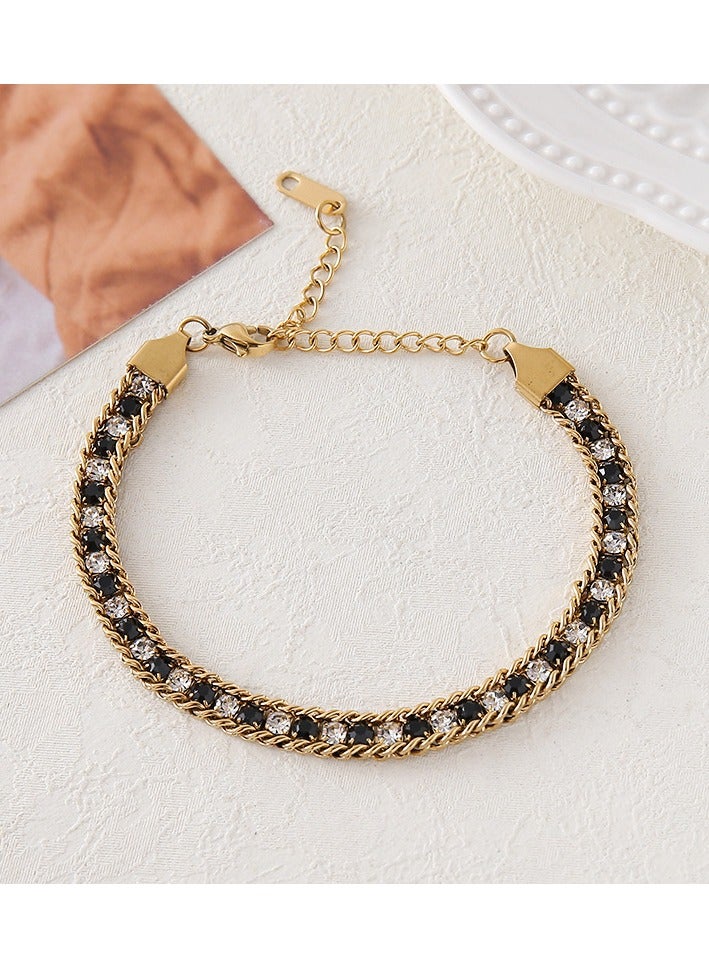 Mark Fairwhale Fashionable High-end Light Luxury Four Petal Flower Bracelet 