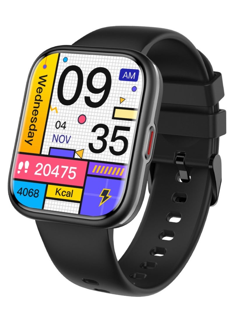 RollsTimi  Sports Men's Smartwatch Fitness Tracker Waterproof Smart Watch for Men Women, Heart Rate Blood Pressure Monitor, Bluetooth Calls - Image 2