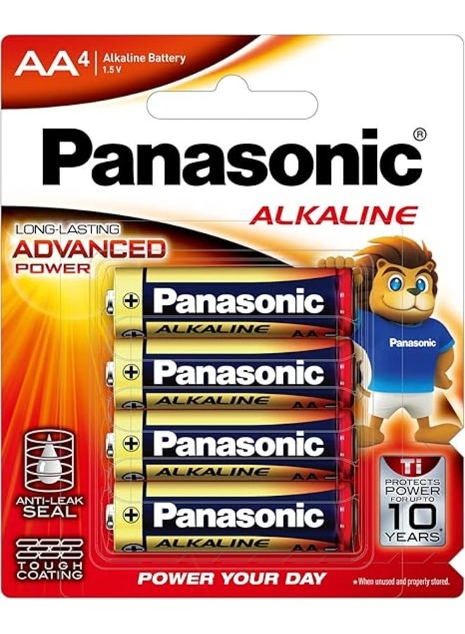 Panasonic PANASONIC ALKALINE AA-Type Battery/Blister Pack of 4 - Image 1