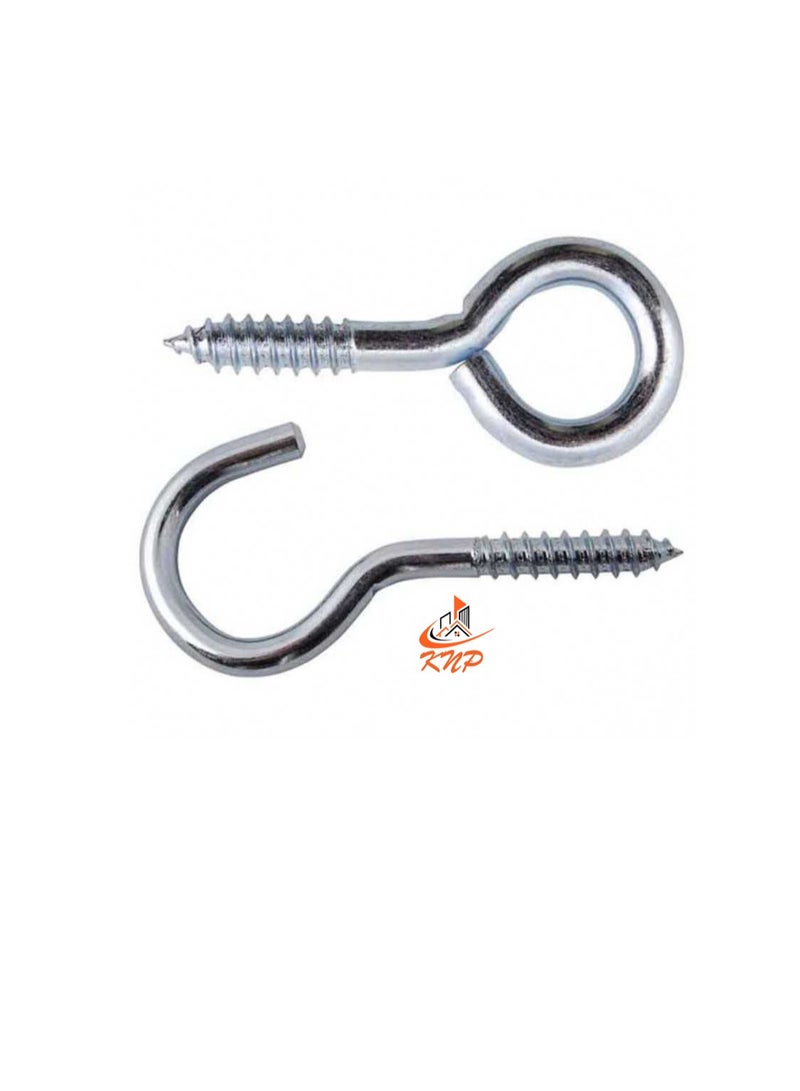 KNP Hooks and Eyes - Pack of 100 pairs (23 x 2mm) - Image 2